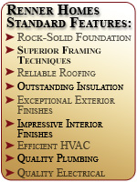 Review Renner Homes Standard Features